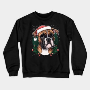 Boxer christmas Crewneck Sweatshirt